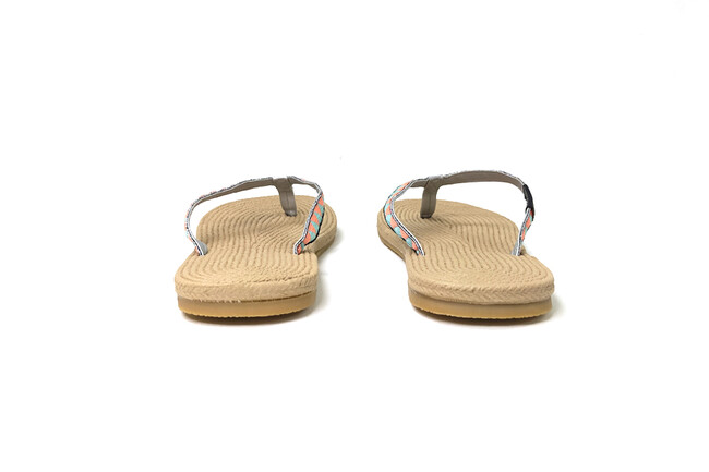 Skips! エスパビーチスリッパ（M /ピンク×サックス） 