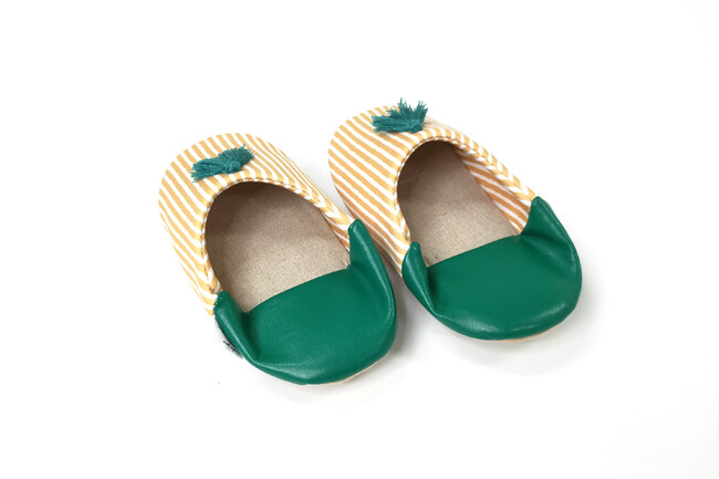 Skips! ヒッコリー キッズスリッパ（キッズ/ イエロー） 