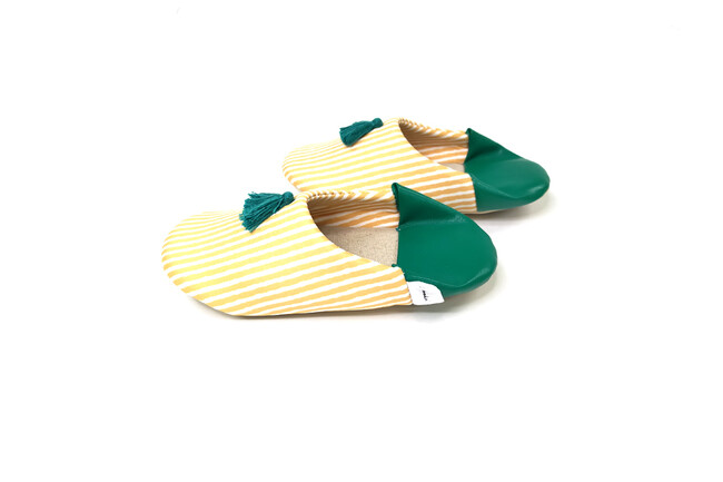 Skips! ヒッコリー キッズスリッパ（キッズ/ イエロー） 