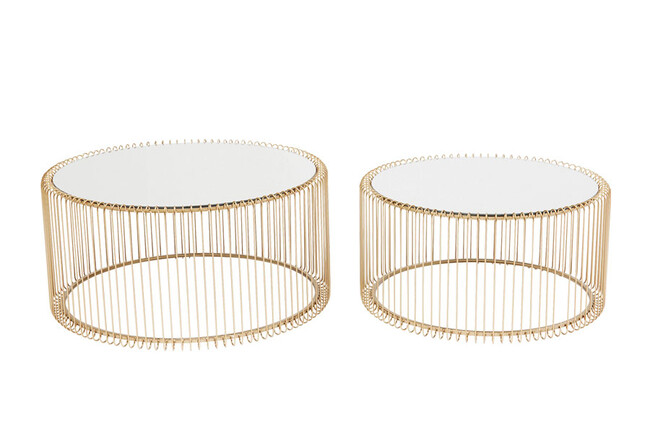 ワイヤーブラス (2/Set) ローテーブル/コーヒーテーブル 