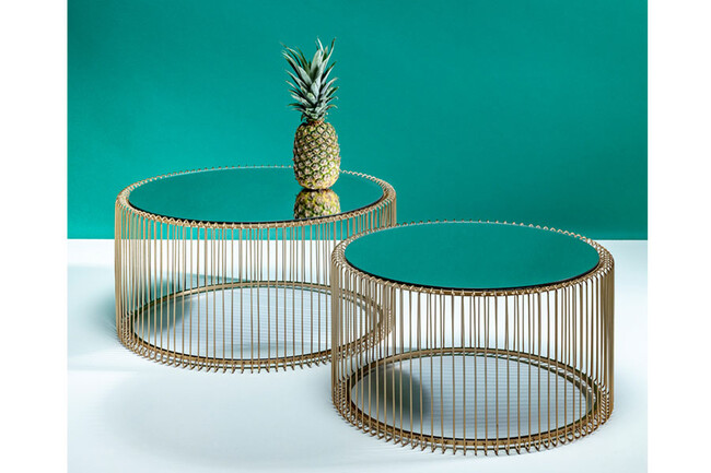 ワイヤーブラス (2/Set) ローテーブル/コーヒーテーブル 