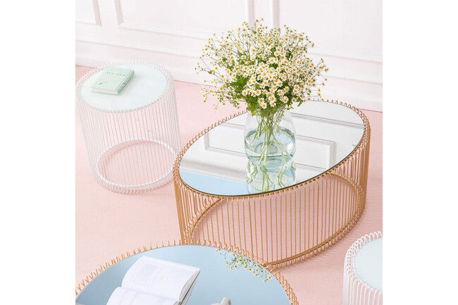 ワイヤーブラス (2/Set) ローテーブル/コーヒーテーブル 