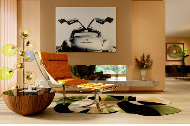 ティアドロップウォルナット 80cm ローテーブル/コーヒーテーブル 