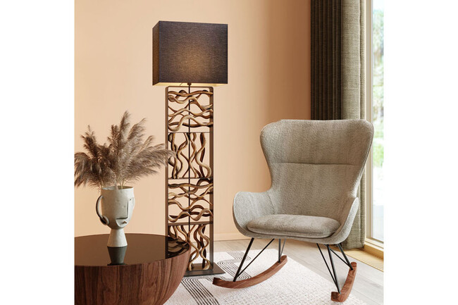 ティアドロップウォルナット 80cm ローテーブル/コーヒーテーブル 