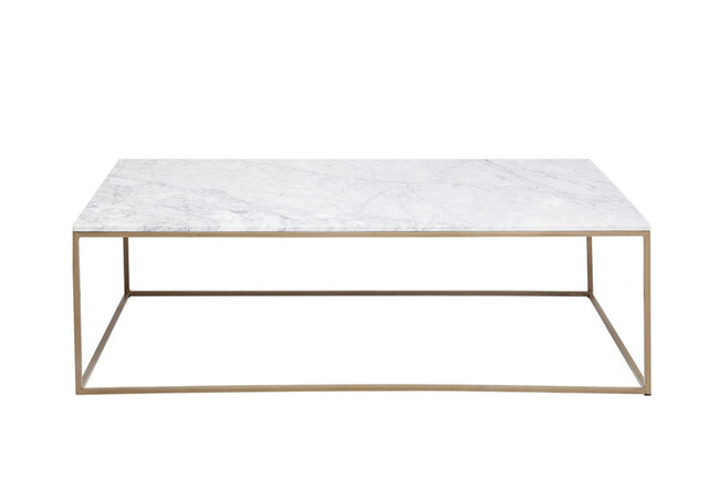 キーウェストマーブル 120x60cm ローテーブル/コーヒーテーブル 