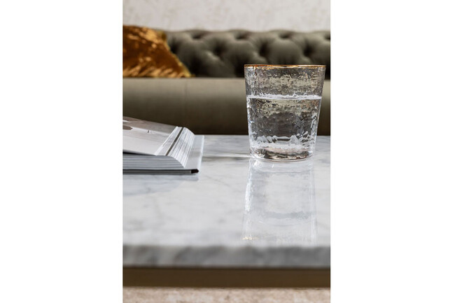 キーウェストマーブル 120x60cm ローテーブル/コーヒーテーブル 