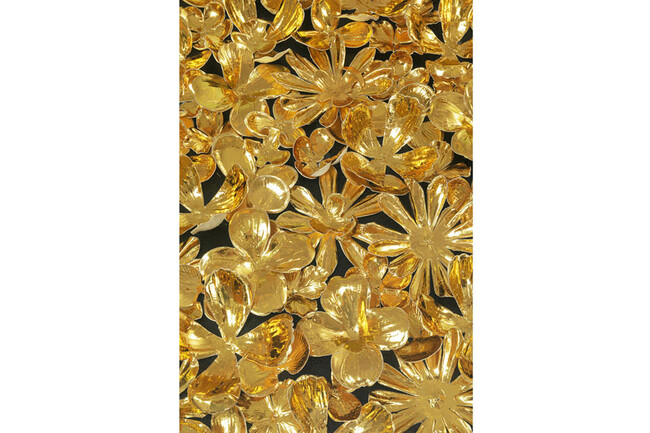 ゴールドフラワー 120x60cm ローテーブル/コーヒーテーブル 