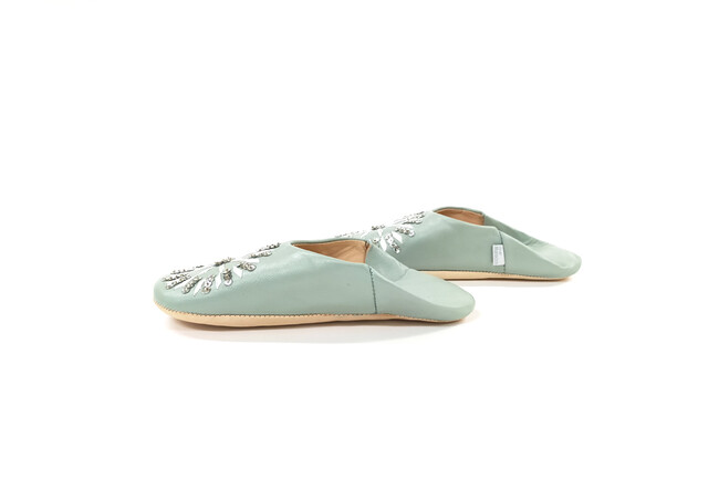 Skips! スパンコールバブーシュ（L / マリアージュグレー） 