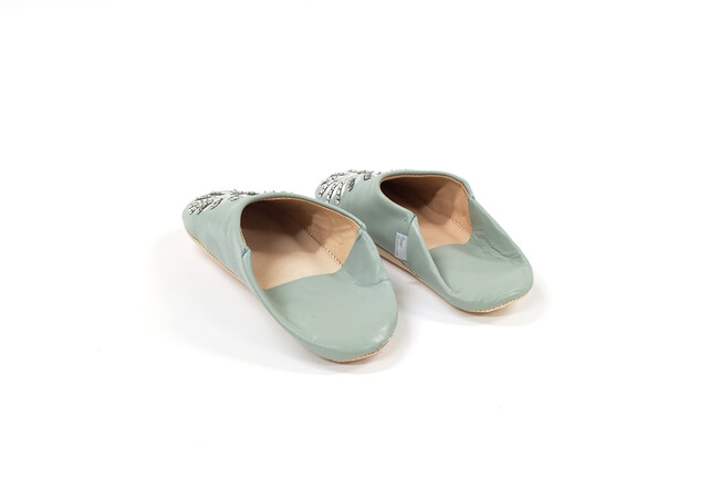 Skips! スパンコールバブーシュ（L / マリアージュグレー） 