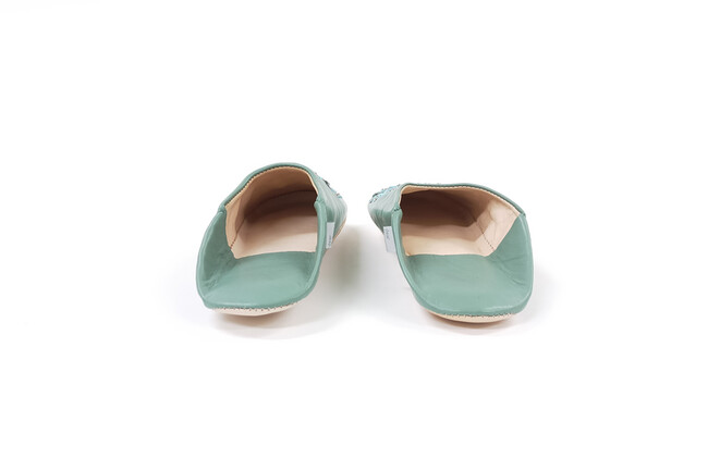 Skips! スパンコールバブーシュ（L / バヒアブルー） 