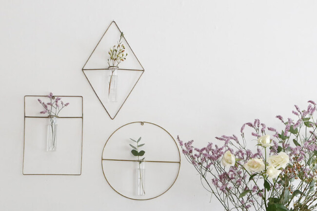 PIKE (ピケ) wall brass vase (ウォールブラスベース) ROUND 