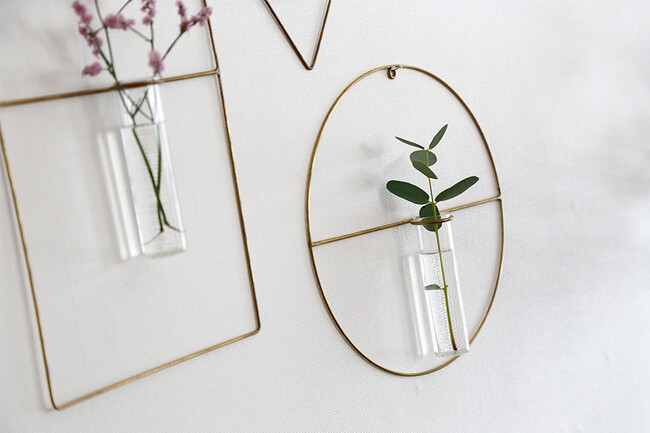 PIKE (ピケ) wall brass vase (ウォールブラスベース) ROUND 