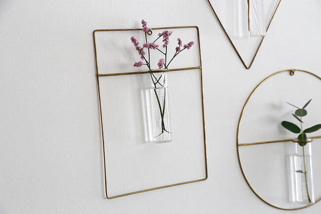 PIKE (ピケ) wall brass vase (ウォールブラスベース) RECT 