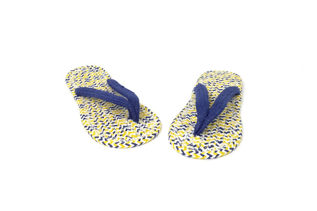 Skips! BLISS コットン鼻緒サンダル （L/ ブルー） 