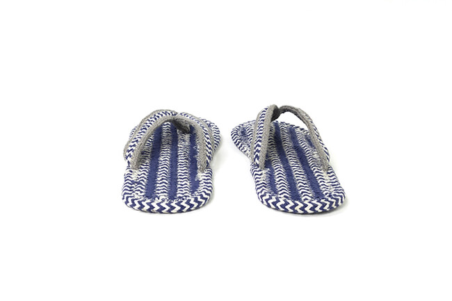 Skips! VAPEU コットン鼻緒サンダル （L /ブルー ） 