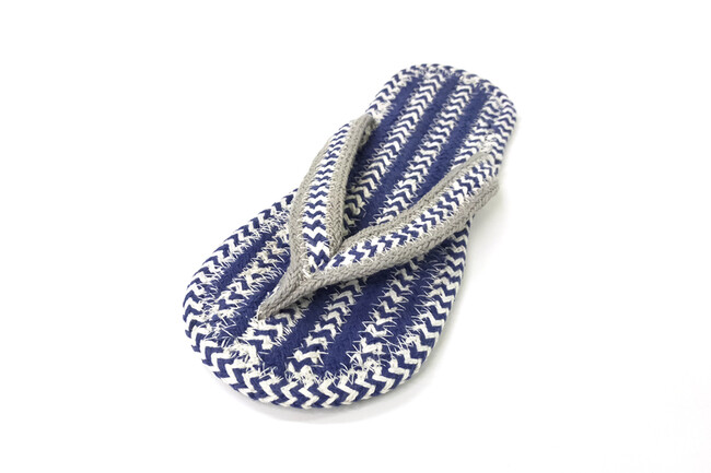 Skips! VAPEU コットン鼻緒サンダル （L /ブルー ） 