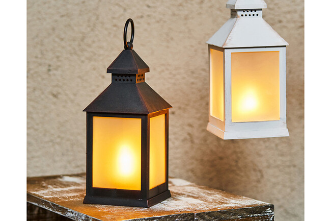 イルミネライトミニファイヤーランタン シャビーブラック 