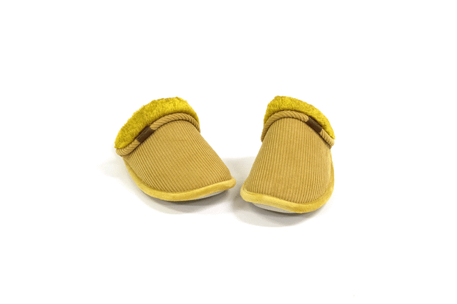 Skips!コーデュロイルームシューズ（Ｍ/ マスタード） 