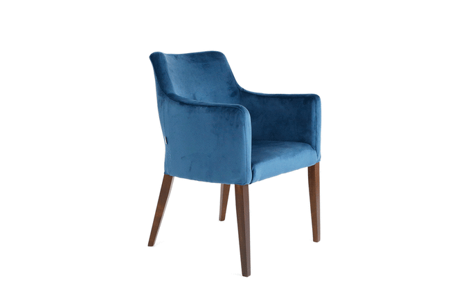 モードベルベットぺトロール アームチェア 