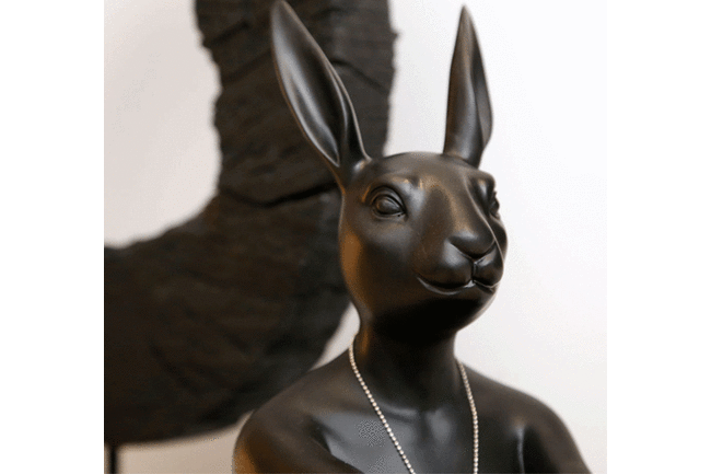 ギャングスターラビット ブラック デコフィギア 