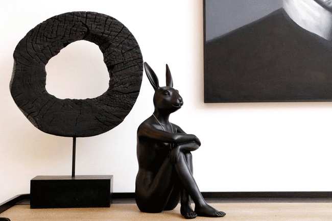 ギャングスターラビット ブラック デコフィギア 