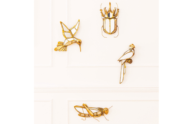 ビートル ミラー ウォールデコレーション 