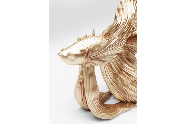 ベタフィッシュゴールドスモール　デコオブジェ 