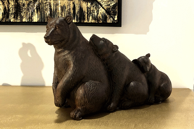 リラックスベアファミリー オブジェ 