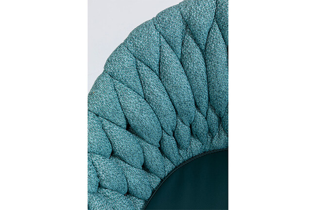 ノット ブルーグリーン アームチェア 