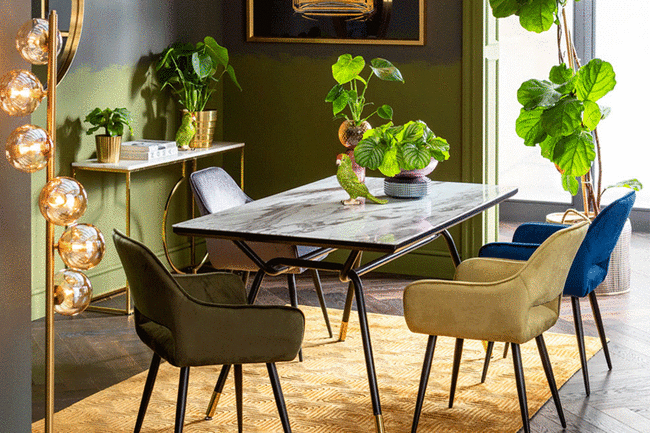 サンフランシスコ ブルー アームチェア 