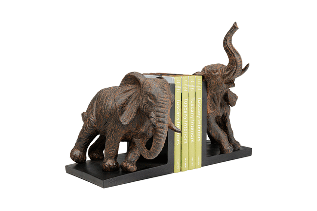 エレファント25cm（2 /セット） ブックエンド 