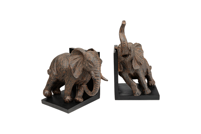 エレファント25cm（2 /セット） ブックエンド 