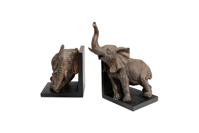 エレファント25cm（2 /セット） ブックエンド 