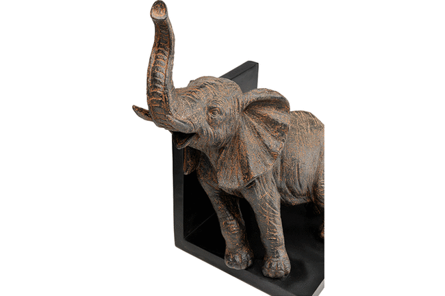 エレファント25cm（2 /セット） ブックエンド 