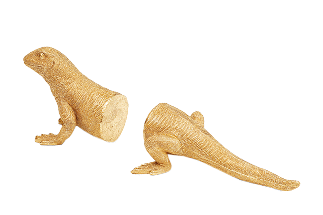 リザード (2/Set)　ブックエンド 