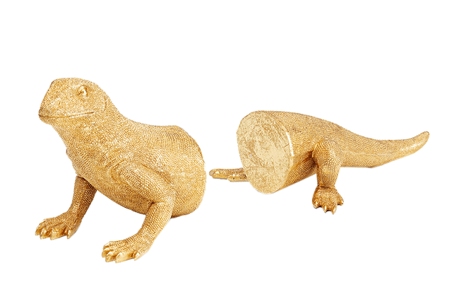 リザード (2/Set)　ブックエンド 