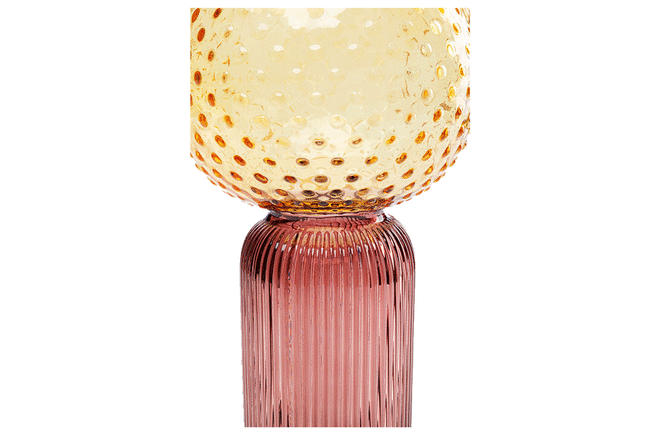 マーベラスデュオ イエローパープル フラワーベース 31cm 