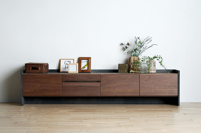 VIRAL（バイラル）テレビボード（ブラック） 