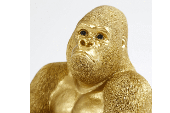 モンキーゴリラサイドミディアム ゴールド(E-b) デコフィギア 