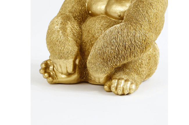 モンキーゴリラサイドミディアム ゴールド(E-b) デコフィギア 