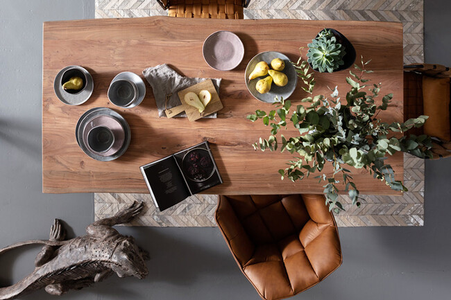 シンクタンクブラウン ダイニングチェア 