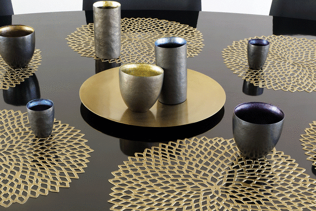 Chilewich(チルウィッチ)Dahlia Round(ダリアラウンド)36x39 