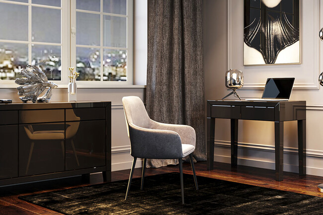 サンフランシスコ グレー アームチェア 