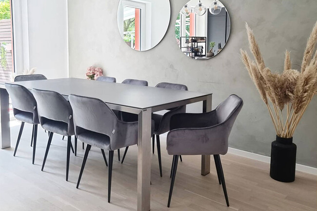 サンフランシスコ グレー アームチェア 