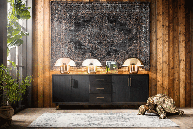 キリムポップグレー 170x240cm カーペット 