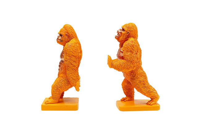 ゴリラオレンジ(2/Set) ブックエンド 