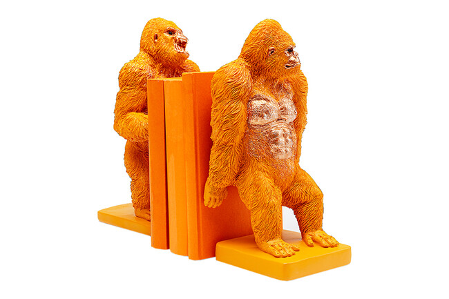 ゴリラオレンジ(2/Set) ブックエンド 