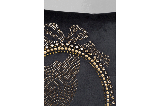 ダイヤモンドメダリオン45x45cm クッション* 