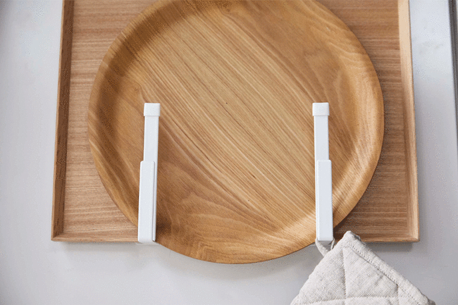 tower（タワー）マグネットキッチントレーホルダー（２個組） ホワイト 