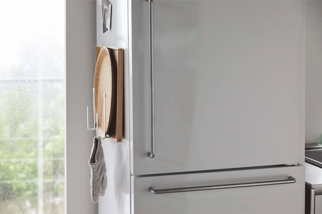 tower（タワー）マグネットキッチントレーホルダー（２個組） ホワイト 